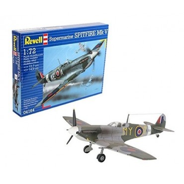 KIT PARA MONTAR REVELL AVIÃO SUPERMARINE SPITFIRE MK V 1/72 39 PEÇAS REV 04164